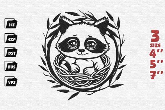 Cute Raccoon Embroidery Review